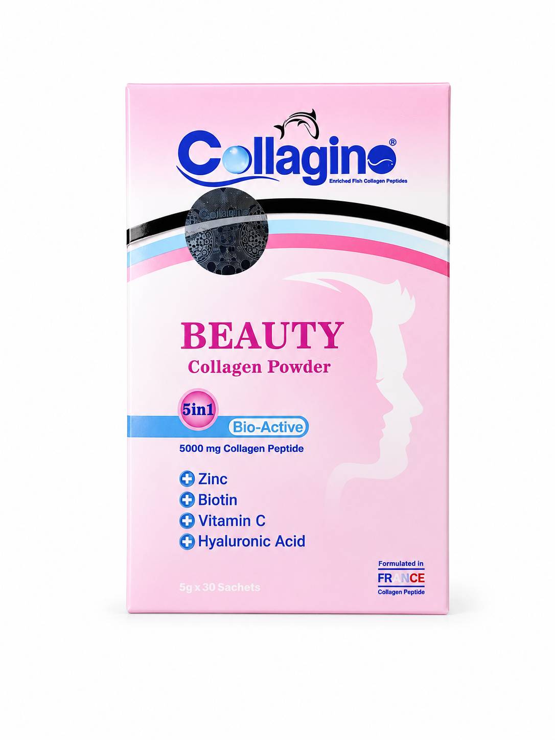 کلاژینو بیوتی 5 گرم پودر کلاژن ساشه 30 عددی