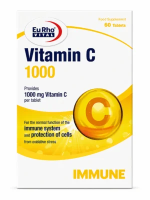 ویتامین C 1000 میلی‌گرم یوروویتال قرص 60 عددی